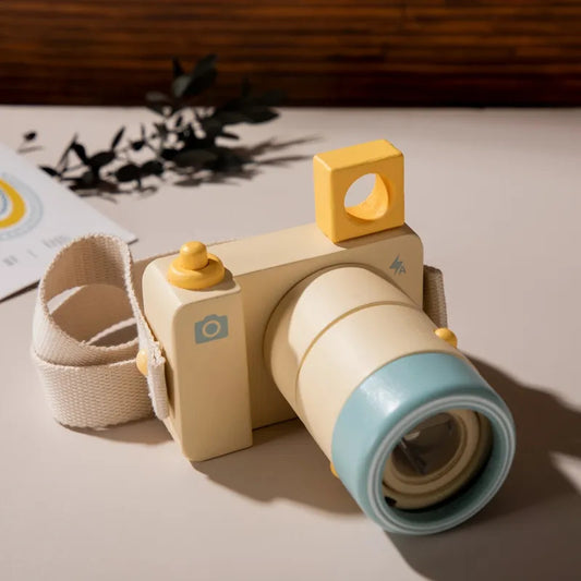 Wooden Pretend Play Wooden Camera