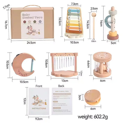Wooden Musical Toy Set